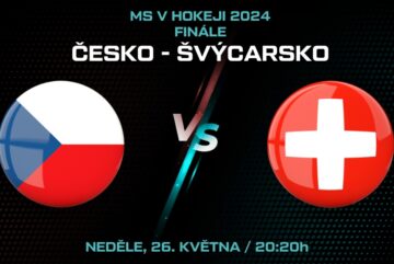 Česko - Švýcarsko finále MS v hokeji 2024